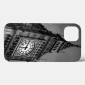 Black & White Big Ben Clock Tower Case-Mate iPhone Case (Achterkant (horizontaal))