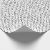 Black White Binary Stripe Cadeaupapier (Hoek)