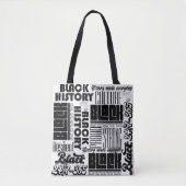 Black White Black History Two Tone Tas (Voorkant)