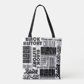 Black White Black History Two Tone Tas (Achterkant)