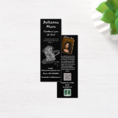 Black White Bladwijzer voor promotiemateriaal van  Mini Visitekaartjes (Bureau)