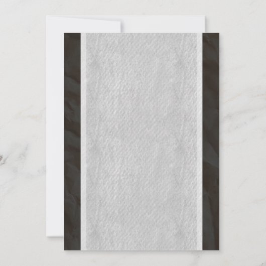 Black White  Bow Linen Vrijgezellenfeest Invite Kaart (Achterkant)