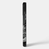 Black White Brooklyn Bridge New York avond Case-Mate iPhone Case (Achterkant / Links)