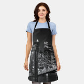 Black White Brooklyn Bridge New York avond Schort (Gedragen)