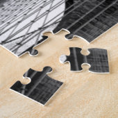 Black White Brooklyn Bridge New York Legpuzzel (Zijkant)