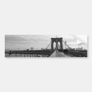 Black White Brooklyn Bridge - NY New York nr 1 Bumpersticker