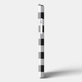 Black White Buffalo Gingham Check Pset Holiday Ca Case-Mate iPhone Case (Achterkant / Links)