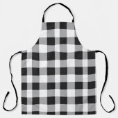 Black White Buffalo Gingham Check Pset Holiday Schort (Voorkant)