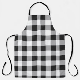 Black White Buffalo Gingham Check Pset Holiday Schort