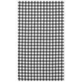 Black White Buffalo Gingham Check Pset Holiday Tafelkleed (Voorkant)