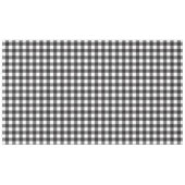 Black White Buffalo Gingham Check Pset Holiday Tafelkleed (Voorkant (Horizontaal))