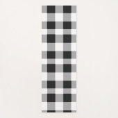 Black White Buffalo Gingham Check Pset Holiday Yogamat (Voorkant)