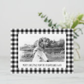 Black White Buffalo Plays Feestdagenkaart (Staand voorkant)