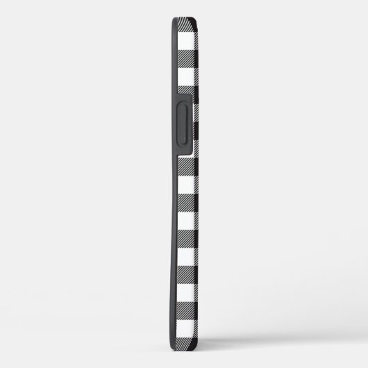 Black White Buffalo Pset Pattern Monogram Rustig Case-Mate iPhone Case (Achterkant / Rechts)