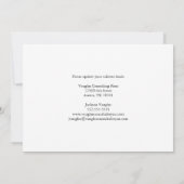 Black White Building Skyline Business Moving Aankondiging (Achterkant)