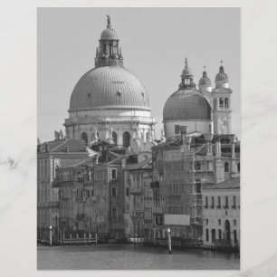Black White Canal Venice Italië Reis