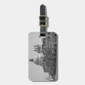 Black White Canal Venice Italië Reis Bagagelabel (Voorkant verticaal)