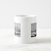 Black White Canal Venice Italië Reis Koffiemok (Center)