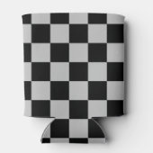 Black White Check Koelbox Blikjeskoeler (Achterkant)