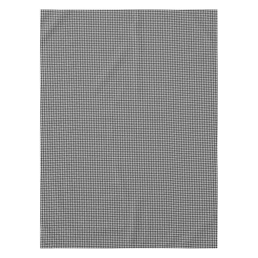 Black White Checkered Check Pattern Modern Chic Tafelkleed (Voorkant)