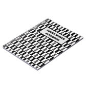 Black & White Chess Board Chess Moves Journal Notitieboek (Linkerzijde)