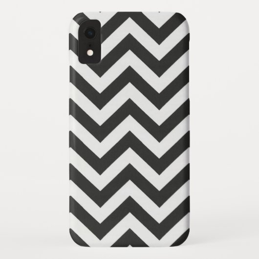 Black White Chevron Case-Mate iPhone Case (Achterkant)