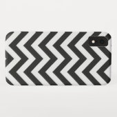 Black White Chevron Case-Mate iPhone Case (Achterkant (horizontaal))