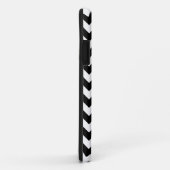 Black White Chevron Pattern Case-Mate iPhone Case (Achterkant/rechts)