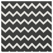 Black White Chevron Stof (Swatch)