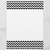 Black White Chevrons Flyer (Voorkant)