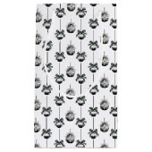 Black White Christmas Klein Cadeauzakje (Voorkant)