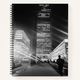 Black & White City Lights College-Reign Notitieboe Notitieboek