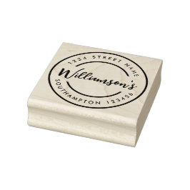 Black White City Locatie Adres Stempel