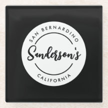 Black White City Plaats Locatie Naam Circle