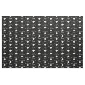 Black White Class of Year Afstuderen Stof (Yard (91,4 cm))