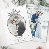 Black & White Classic Christmas 2 Photo    Feestdagenkaart