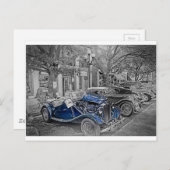 "Black White" "Classic MG" "Color Splash" Briefkaart (Voorkant / Achterkant)