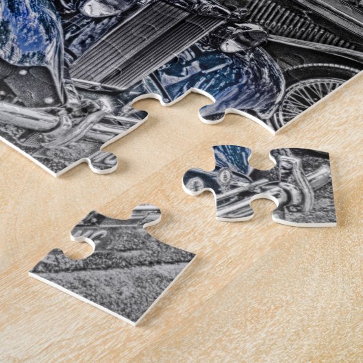 "Black White" "Classic MG" "Color Splash" Legpuzzel (Zijkant)