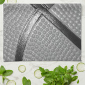 Black & White Close Basketball Theedoek (Gevouwen)