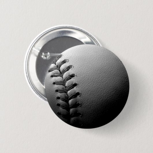 Black & White Close-up Baseball Ronde Button 5,7 Cm (Voorkant /achterkant)
