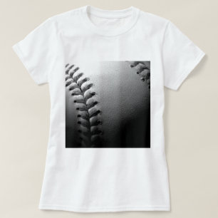 Black & White Close-up Baseball T-shirt