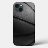 Black White Closeup Basketball Case-Mate iPhone Case (Achterkant)