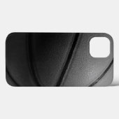Black White Closeup Basketball Case-Mate iPhone Case (Achterkant (horizontaal))