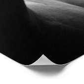Black White Closeup Horse Poster (Hoek)