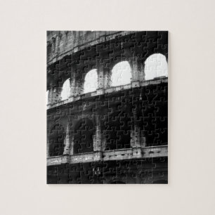 Black White Colosseum Roman Empire Legpuzzel
