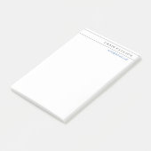 Black White Consultant Advocaat bij advocatuur Post-it® Notes (Schuin)