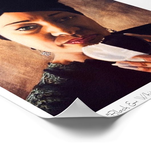 Black & White Cookie Painting by Rachel Dolezal Poster (Hoek)