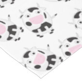 Black White Cow Pattern Tafelkleed (Gekanteld)
