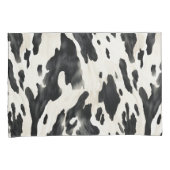 Black White Cow Print Animal Farm Kussensloop (Voorkant-Rechts)