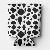 Black White Cow Print Pattern Trendy Modern  Blikjeskoeler (Voorkant)